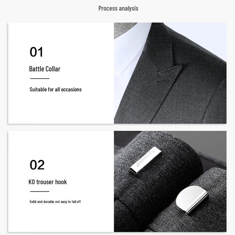 Hodo Men's Formal Business Suit