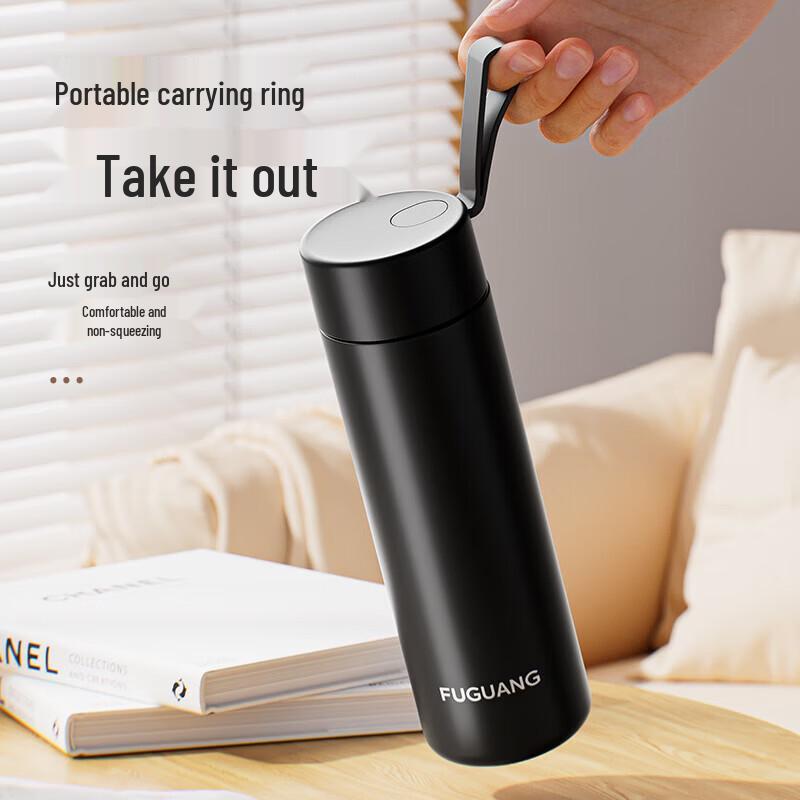 FUGUANG Dream Vacuum Insulated Stainless Steel Water Bottle черный 360мл fgz2436-360