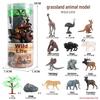 Realistic Animal Models: White Fox, White-tailed Deer, Arctic Fox Children's Gift Toys