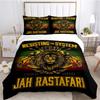 Bob Marley Reggae Music Maple Leaf Comforter Bedding Set,Duvet Cover Bed Set Quilt Cover Pillowcase,King Queen Size Bedding Set