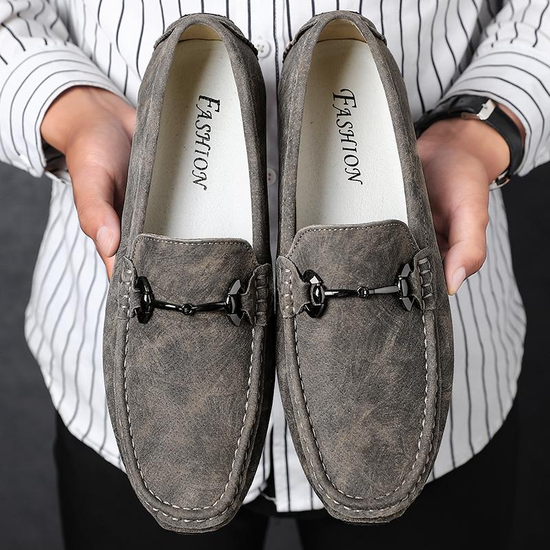 Nové originální kožené pánské mokasíny Luxusní boty pro volný čas pro muže Boty na čluny Ručně vyráběné pánské boty na řízení slipon Pánské mokasíny Zapatos