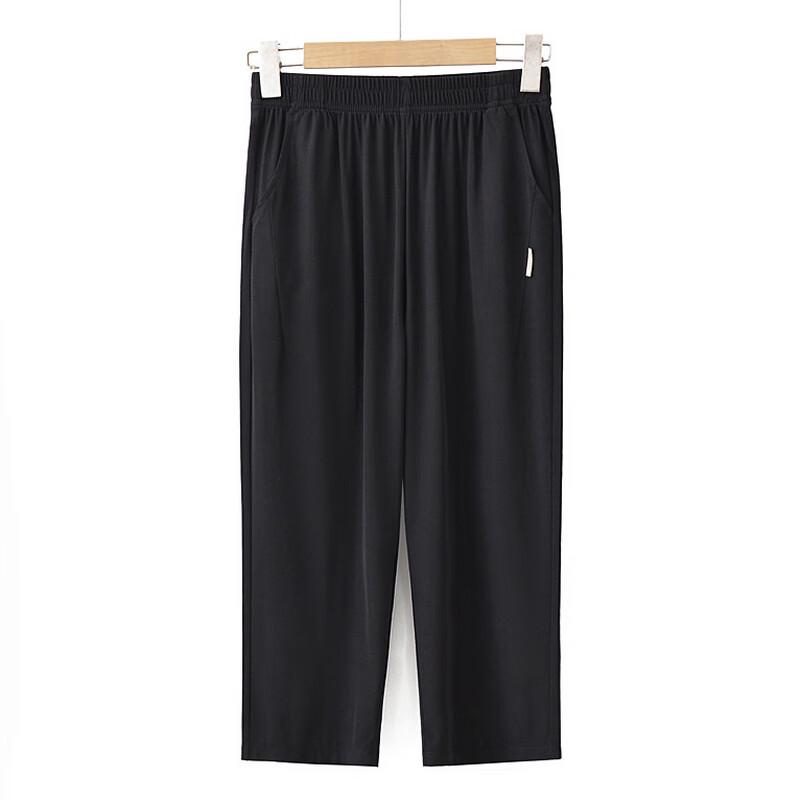 Elderly Women's High-Waist Summer Casual Pants