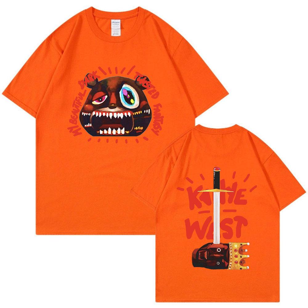 Rapper Kanye West Tričko Hudobný Album Promócia Grafické Tričká Muži Móda Hip Hop Vintage Tričko Nadrozmerné Streetwear