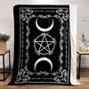 Pentagram & Moon Blanket for all seasons blanket lunch break throw gift