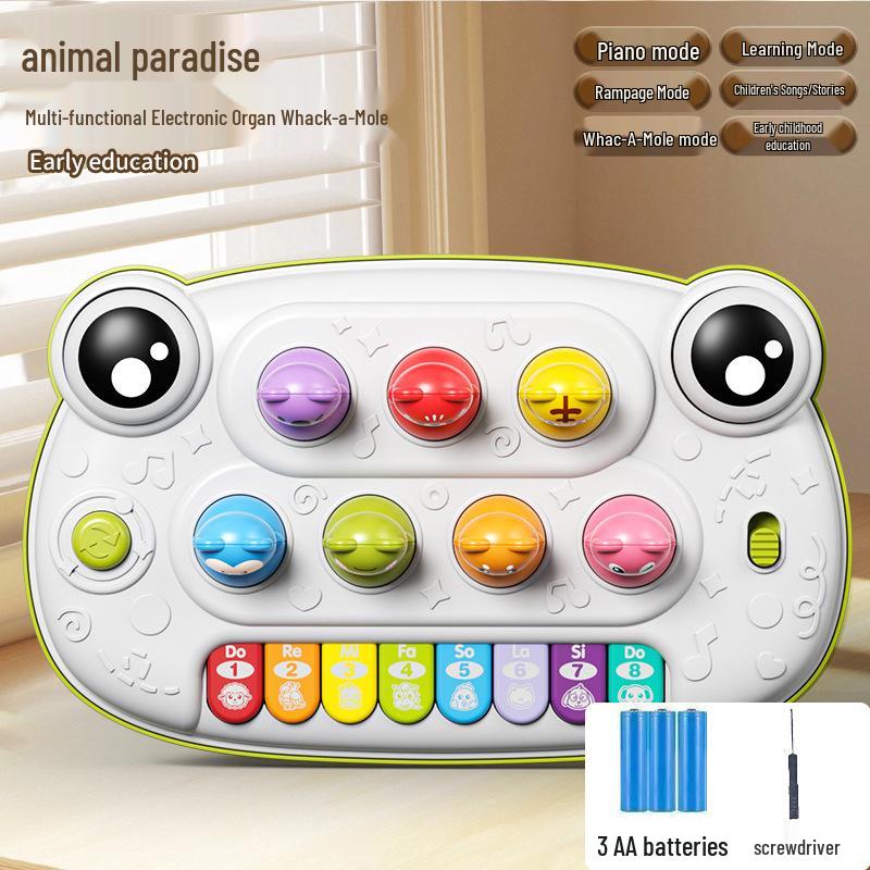Téléphone et Piano Jouet Multifonctionnels pour Enfants avec Lumières et Musique pour l'Éducation Précoce
