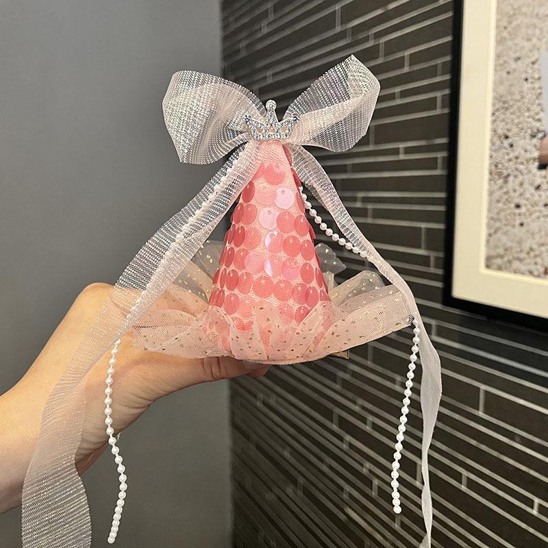 

Princess Fairy Rhinestone Headband & Veil Set for Girls - Three-Dimensional Design