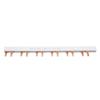 PIN TYPE Copper Busbar 2P 12 Way PVC Good Conductivity for Circuit Breaker Distribution Box