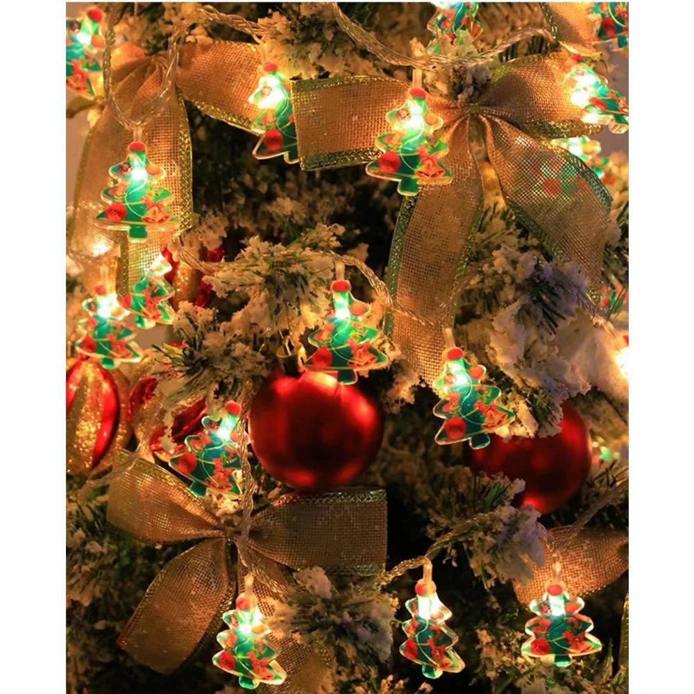 New Christmas Old Man Snowman Christmas Tree Decorative Light Window Creative Pendant Pendant Colorful Light String