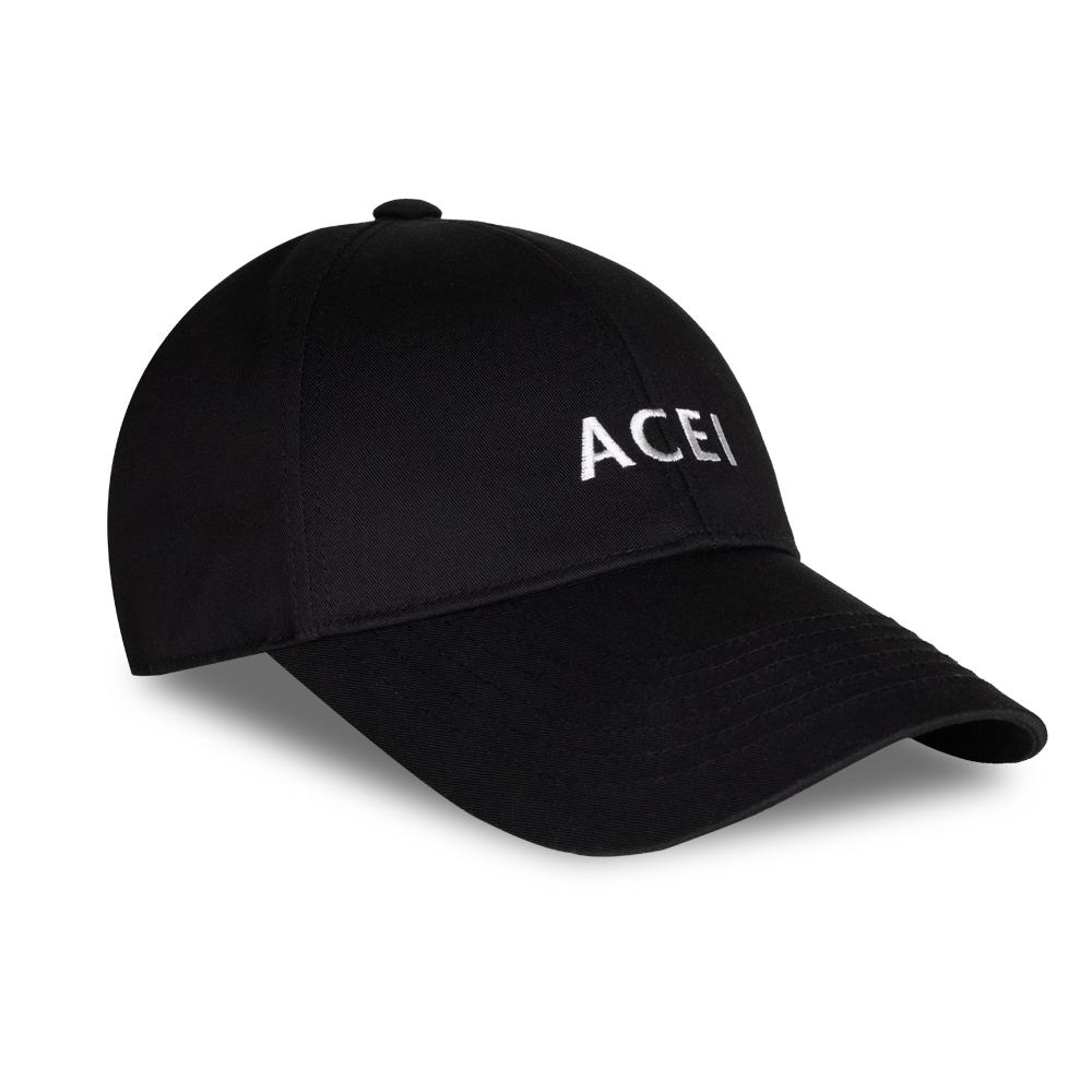 ACEI Logo Black Ball Cap