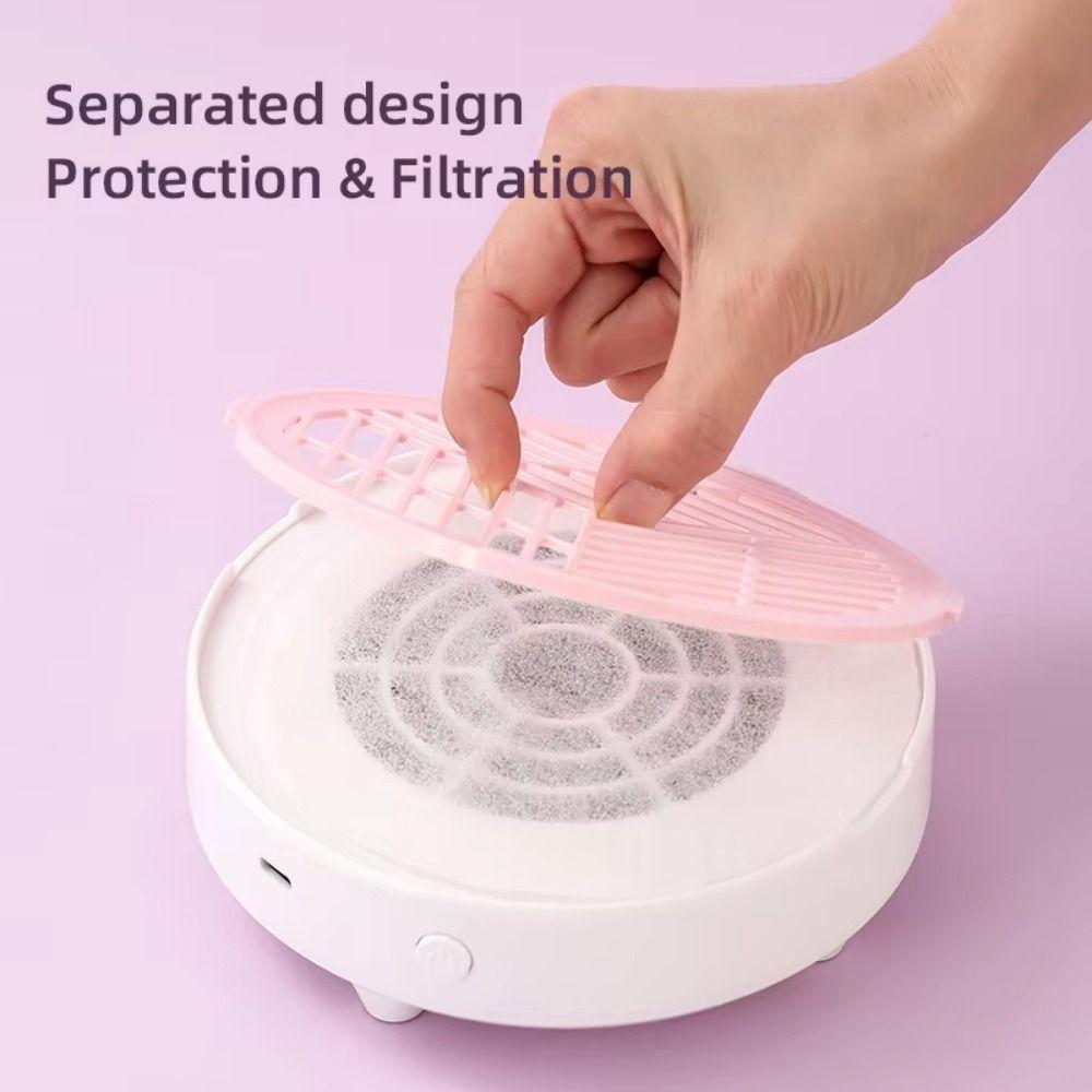 Strong Suction Nail Vacuum Cleaner USB Plug-in Nail Dust Extractor  Nail Art