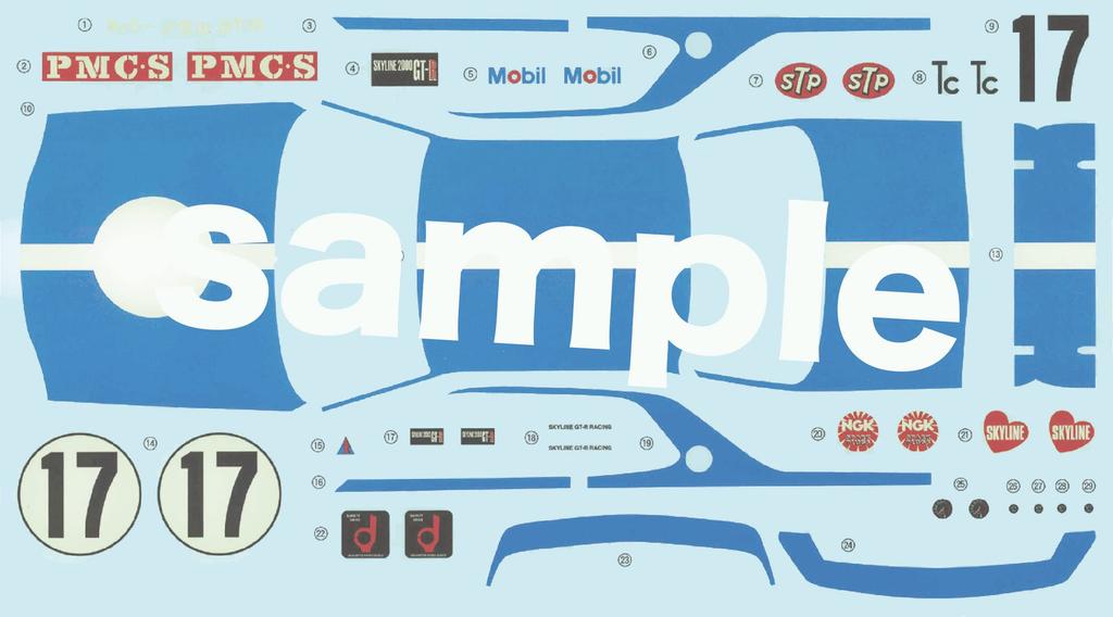 Fujimi Modellreihe 287 Skyline Rubber Soul Plastikmodell (Fujimi) 1/24 Zoll-Anhebung Nein. 2000GT-R (KPGC10) GT-R