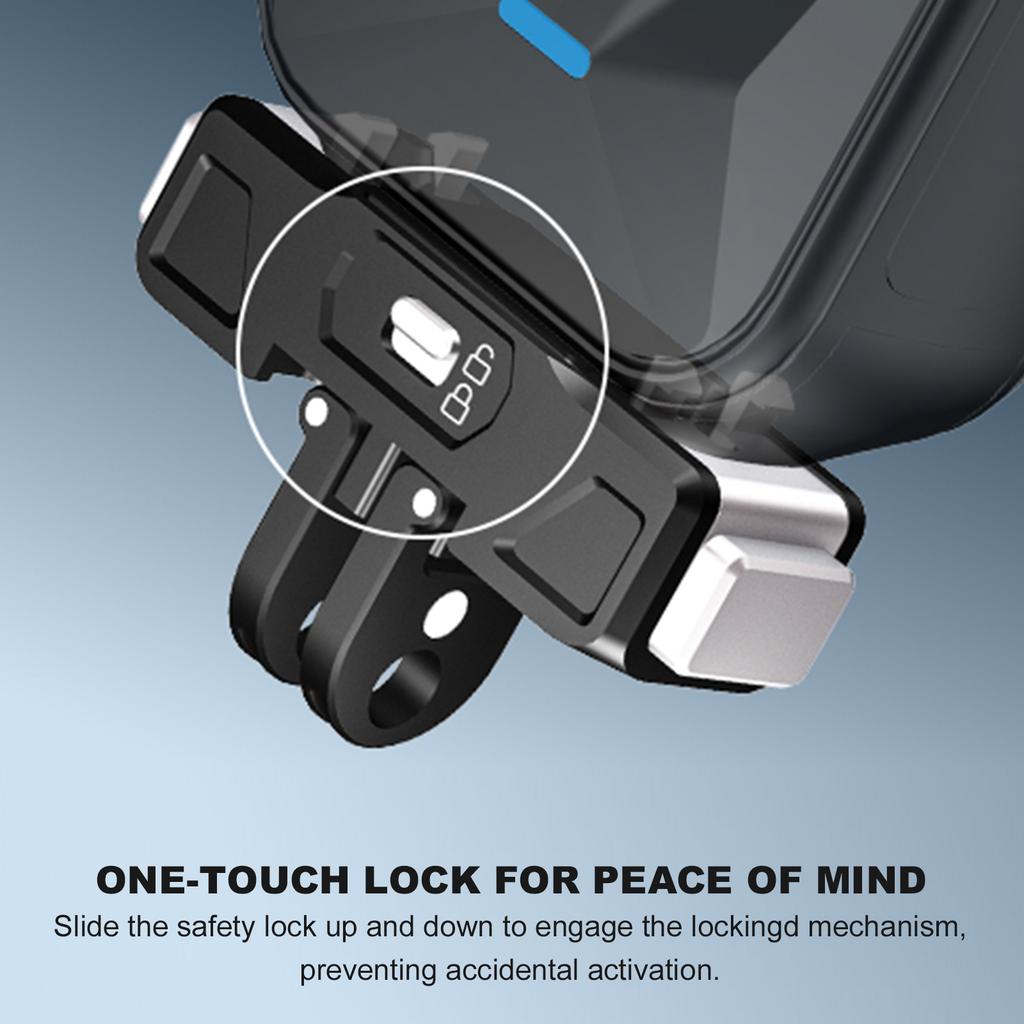 Quick Release Mount Aluminum Alloy Camera Mount Adapter Foldable Plate Base for Insta360 X5 Accessories