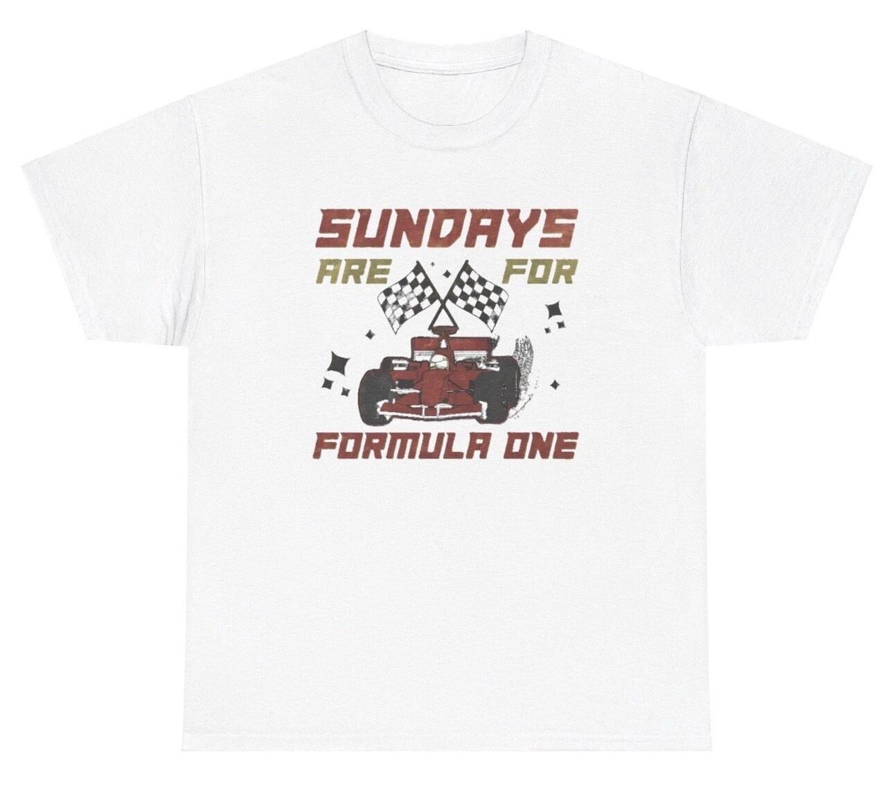 Sundays Are For F1 T Shirt Funny Silly Racing Fan Humor Tee XL
