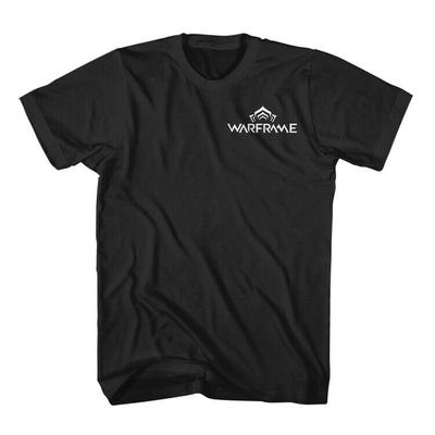 Warframe Online střílečka Rpg Mmo Black T-Shirt