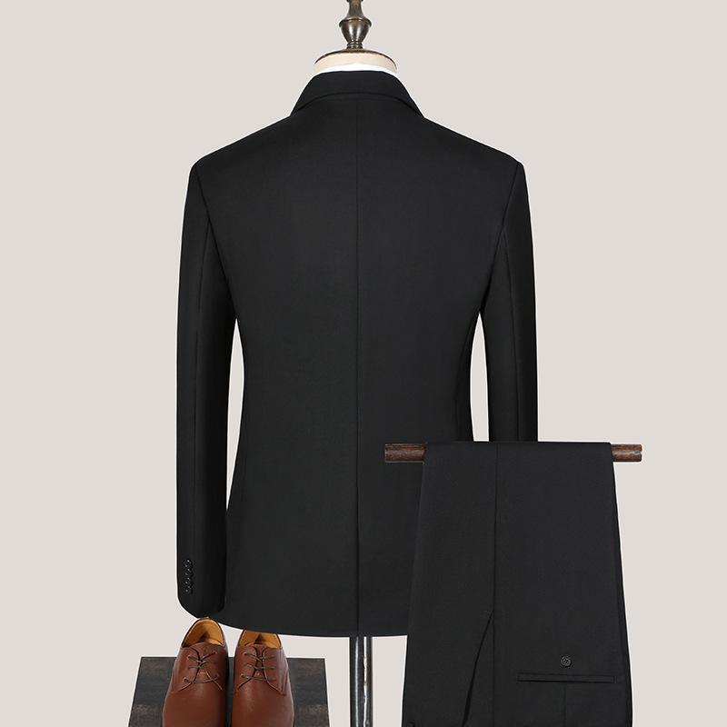 Men's High-quality Suit Business Professional Youth Office Worker Formal Dress Wedding Banquet Gentleman Suit Dress Two-piece