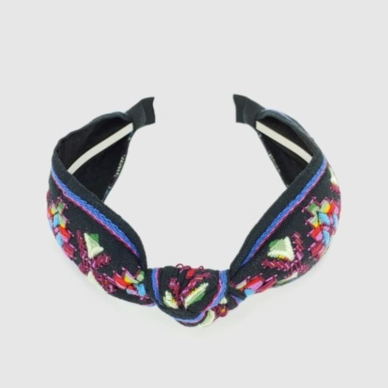 LALA Bohemian Imported Lace Hairband L-Violet