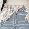 Countryside Style Hollow Out Lace Shawl Exotic Crochet Flower Scarves Elegant Fart Curtain  Summer