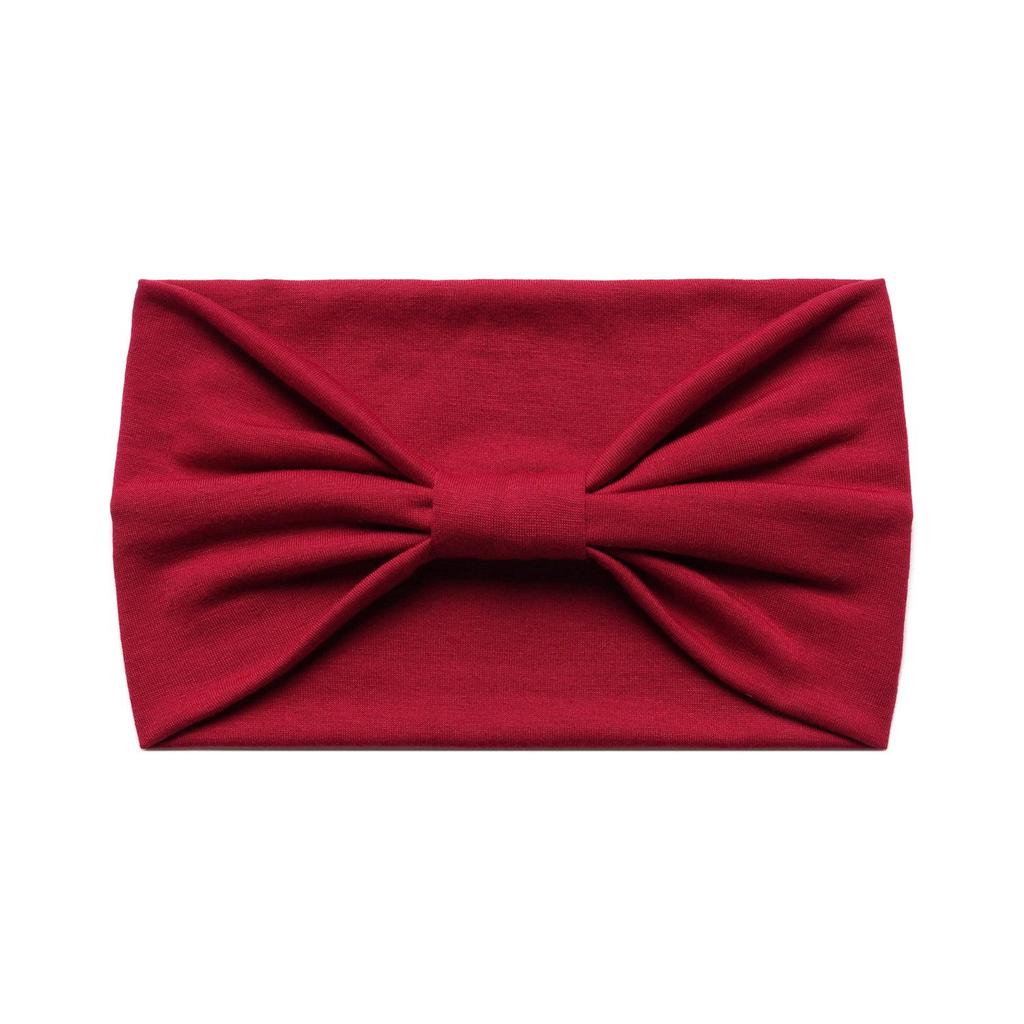 Stretchy Solid Color Sports Headband - Sweat-Absorbing Yoga & Running Hairband