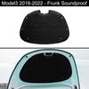 Für Tesla Model 3 2017-2023 Vorderer Kofferraumdeckel Schalldämmung Baumwolle Innenhaube Frunk/Kofferraum Schalldichte staubdichte Baumwollmatte