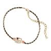 Solid Square Pendant Necklace Women Necklace Black ABB702-B14172-NR628