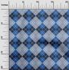 oneOone Cotton Flex Bright Red Fabric Argyle Check Dress Material Fabric Print Fabric By The Yard 40 Inches