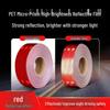 PET Red & White Reflective Warning Tape