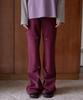 Epeueidi Corduroy Flare Pants (Burgundy)