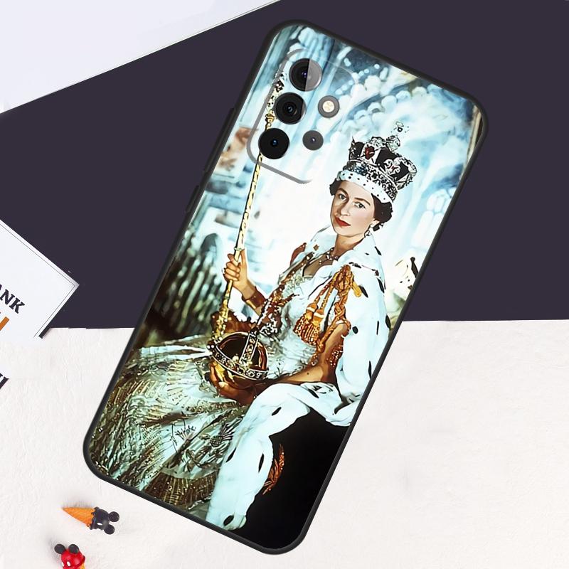 Reina Isabel II de Inglaterra Funda Para Samsung Galaxy A05 A06 A26 A16 A56 A36 A22 A32 A52 A54 A34 A14 A55 A15 A53 A33 A35