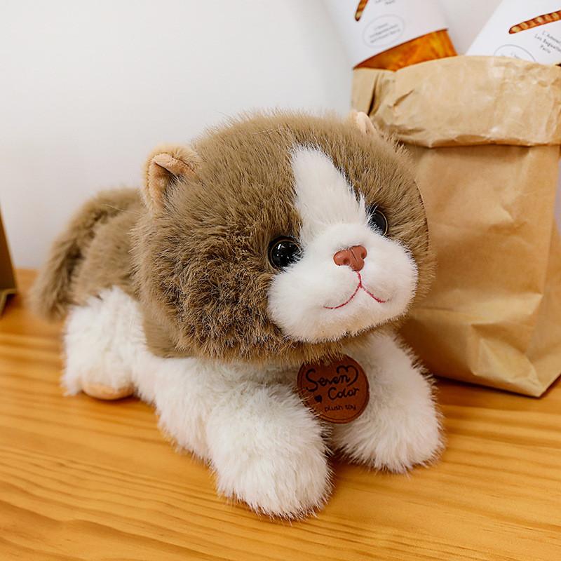 Cat Plush Toy Adorable Stuffed Doll Kids Collectors Gift Bedroom Decoration