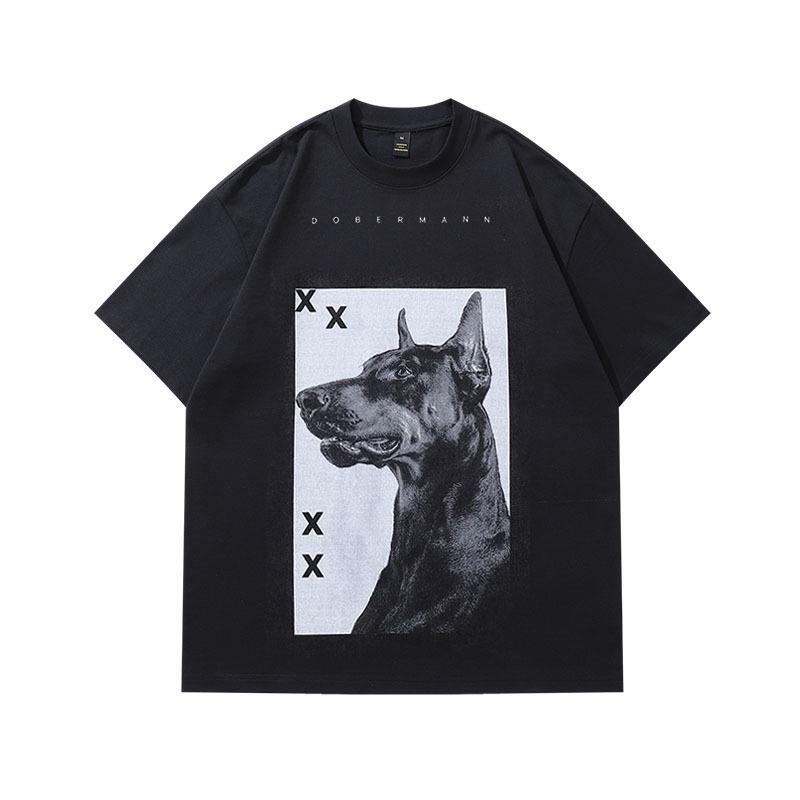 

Футболка унисекс с коротким рукавом и принтом американского ретро-добермана M