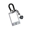 Transparent Card Protector Dustproof Sliding Cover Card Case Id Card Holder Thickened Retractable Badge Reel For Commuting