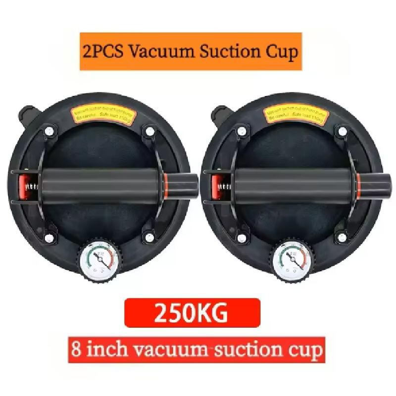 Vacuum Suction Cup 250 Kg Carrying Capacity 8 Inch Vacuum Suction Cup Heavy Duty Lifter for Granite Tile Glass Manual Lifting