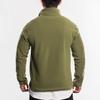 Autumn and Winter New Men's Clothing Fleece Sweater Stand-up Collar Half Zipper Long Sleeve Trendy Versatile Men's Top