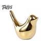 Ceramic Bird Ornament Statues, Modern Gold Decoration, Nordic Style Desktop Decoration Figurine Ornaments for Home Office Decor Abstract Art
