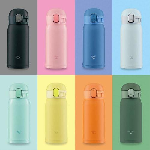 ZOJIRUSHI Zojirushi Water Bottle One Touch Stainless Steel Mug Seamless 0.36L Orange SM-WA36-DA