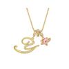 Women's Initial Heart Necklace Name Art Design Letter Jewelry Chain Adjustable Accessories