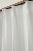 Lace Flame Hard to See Outside During the UV 4185 Striped Width 100 x Length 198 Set of 100 x 198 Curtains, Mirror, Retardant, Day, Protection, White,
