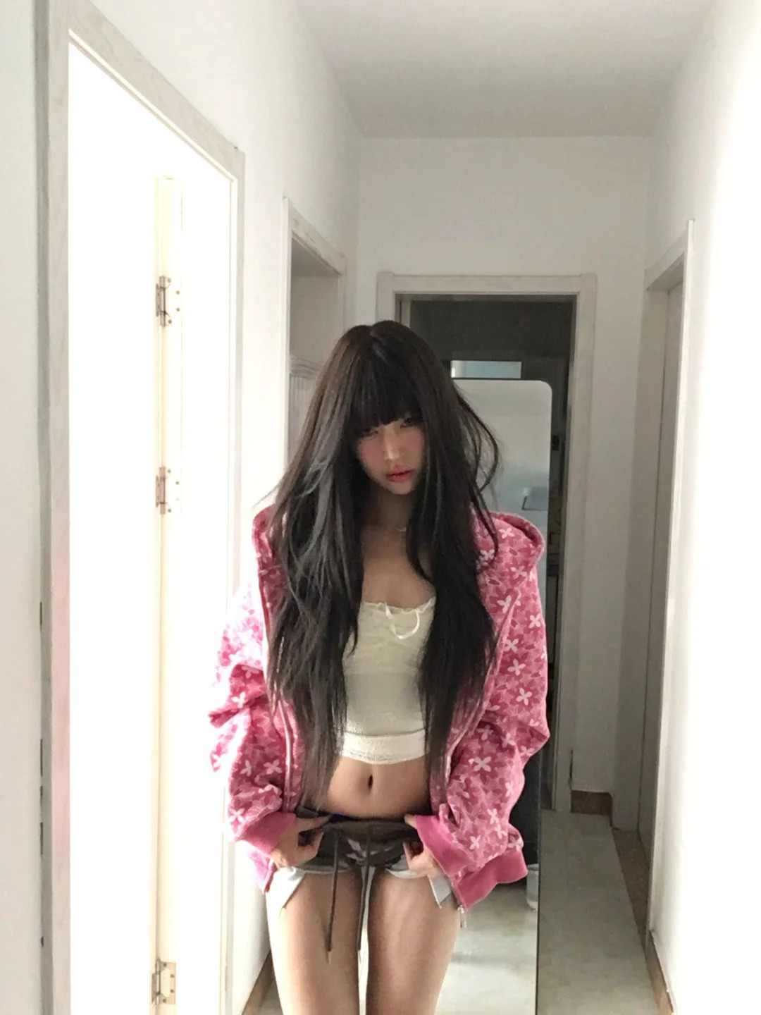 

American retro high street gothic letter hooded sweater women s 2025 new loose zipper cardigan jacket XL