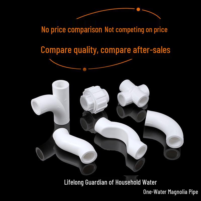 PPR Water Pipe Fittings: Large Flow Straight, Three-Way, Large Bend, Bridge-Crossing, Four-Way, S-Bend, 6-Point, 25PPR Connectors