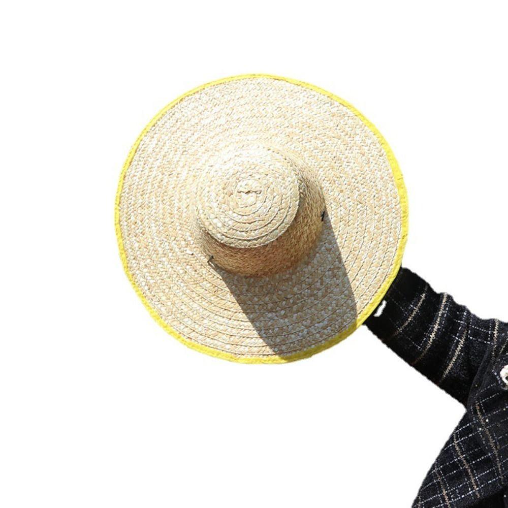 UV Protection Natural Sunshade Panama 5 Styles Summer Wide Brim  Summer Fashion Wear