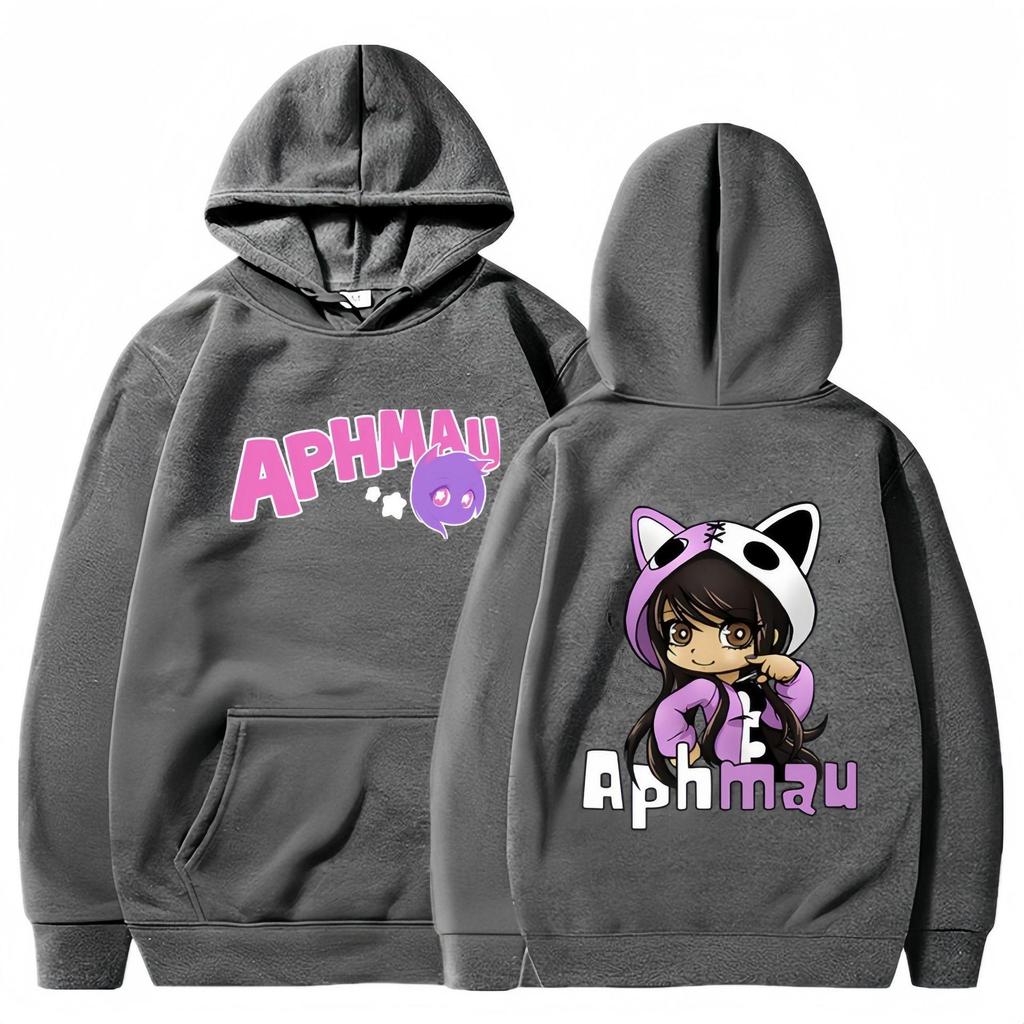 Felpa con cappuccio in pile cartoon APHMAU 2025 per ragazzi e ragazze - Stile invernale.