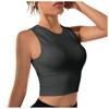 Women's Fashion Striped Yoga Vest Running Shaping Sports Fitness Top Color Sleeveless Yoga Vest Top