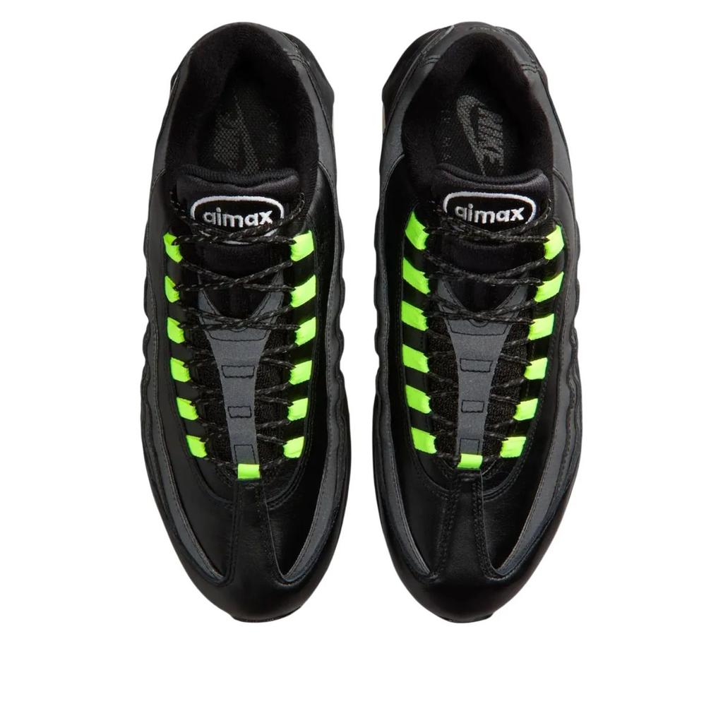 Atmos X Nike Air Max 95 Big Bubble Harajuku Unisex Sneakers Black White Volt IM8063-010