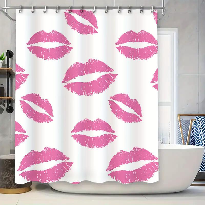 

Modern Kelpie Shower Curtain Waterproof Printed Fabric With Floral Design For Bathroom Decorations In Multicolors Size 69X70 Inc W60H190(CM)-1 Pcs