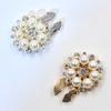 Decorative Shirt Button Covers Pearls Rhinestones Embellished Cufflinks Clips For Shirt Jackets Wedding Dress Decoration