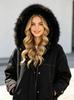 fur collar jacket cotton clothes men's and women's loose American tooling winter new plush warm short cotton coat