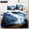 Fish Bedding Set Single Twin Full Queen King Size Marine life Bed Set Aldult Kid Bedroom Duvetcover Sets 3D Anime Kawaii 013