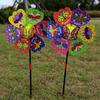 Multistyles Cartoon Handheld Windmill Standing Lawn Flower Pinwheel  Outdoor Party Picnic Decor