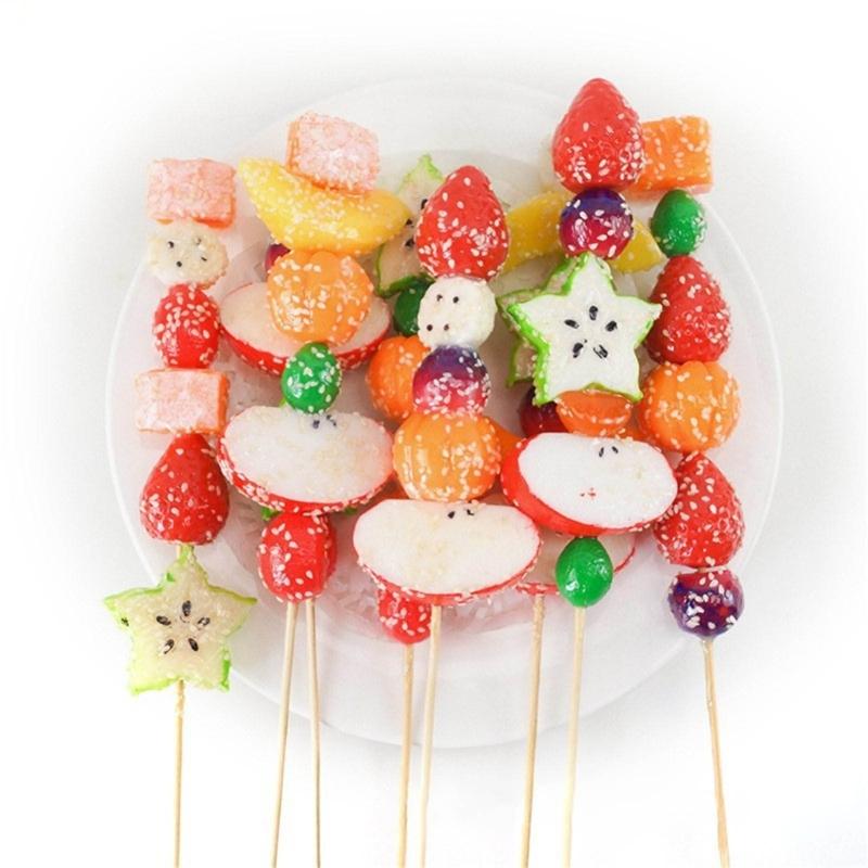 Realistic Simulation Candied Haws Artificial Fruit for Photography Props