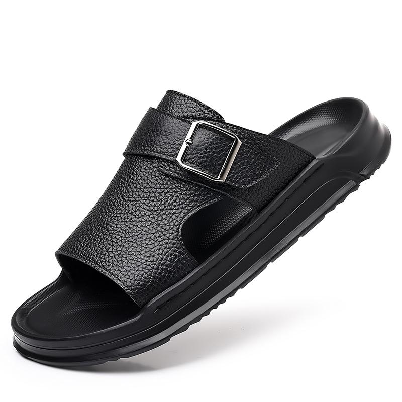 

Casual summer men s beach shoes Classic styles by designers Comfortable street walking Outdoor casual sandals 38-44 44 чёрный